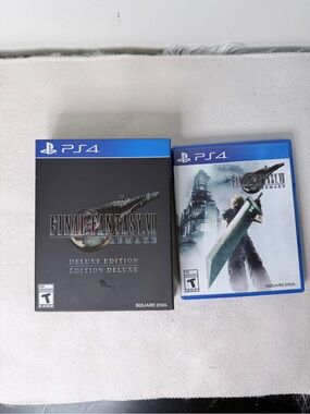 Sony PS4 Final Fantasy VII Remake Deluxe Edition - Black & Blue